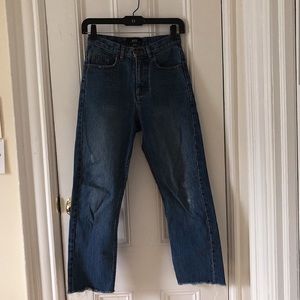 A.P.C. JEAN STANDARD  RAW HEM HIGH WAIST STRAIGHT